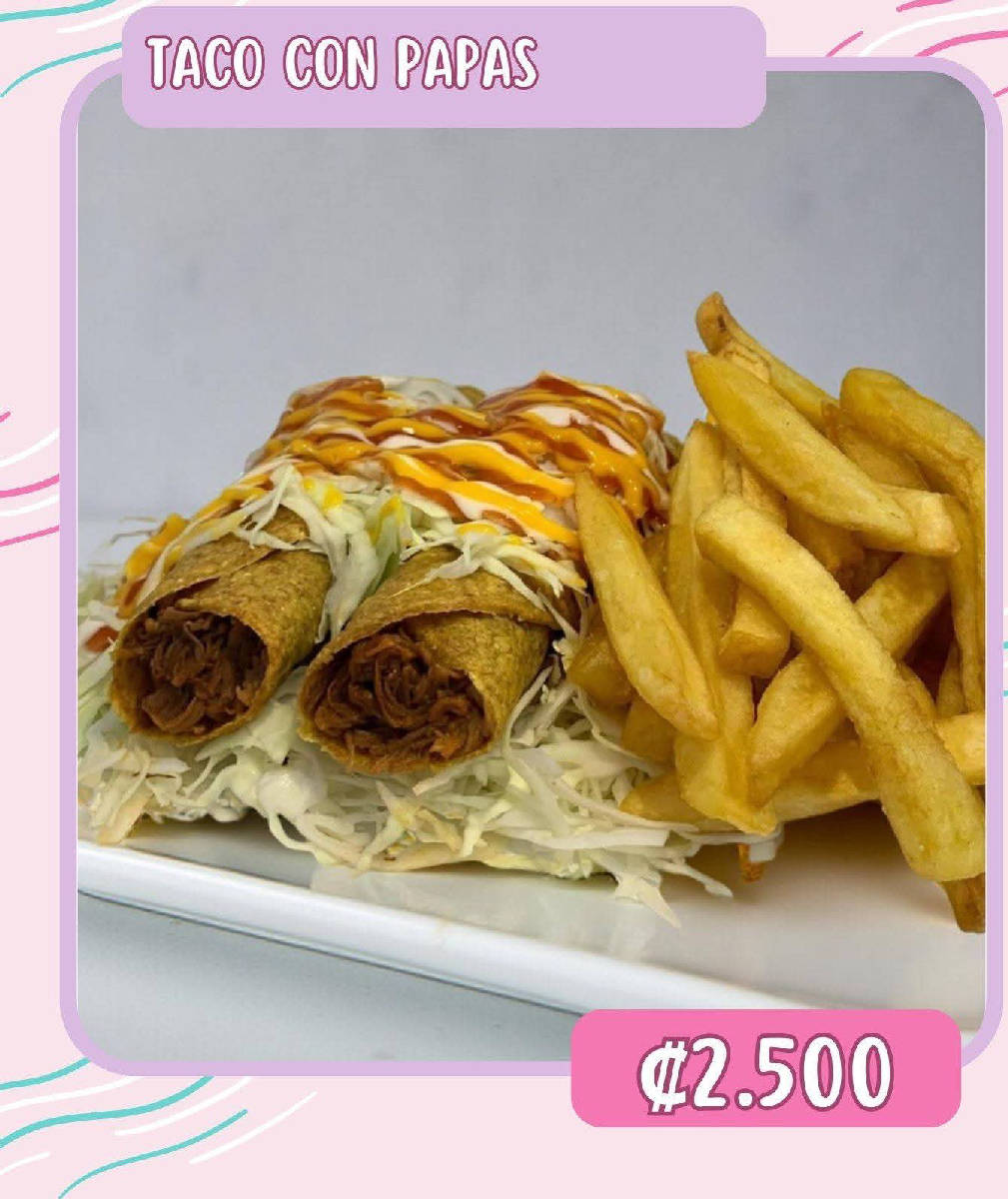 TACOS CON PAPAS